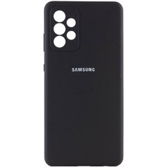 Чохол Silicone Cover Full Camera (AA) для Samsung Galaxy A52 4G / A52 5G / A52s (Чорний / Black)