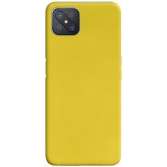 Силиконовый чехол Candy для Oppo A92s (Желтый)