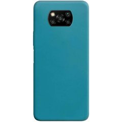 Силіконовий чохол Candy для Xiaomi Poco X3 NFC (синій / Powder Blue)