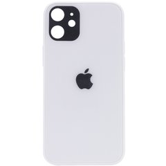 TPU+Glass чехол GLOSSY Logo Full camera для Apple iPhone 12 mini (5.4") (Белый)
