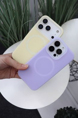 Чохол для iPhone 16 Pro Max Neon Silicone Case MagSafe Purple