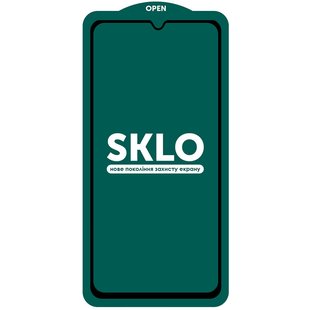 Защитное стекло SKLO 5D (full glue) (тех.пак) для Samsung Galaxy S23 FE Черный