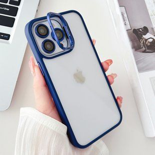 Чохол з підставкою для iPhone 13 Lens Shield + скла на камеру Midnight Blue