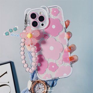 Чохол для iPhone 14 Pro Max Chamomile Color Case Pink