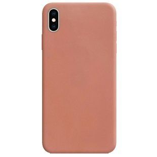 Силиконовый чехол Candy для Apple iPhone X / XS (5.8"") Rose Gold