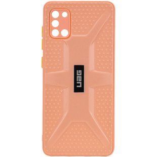 Чохол TPU+PC UAG для Samsung Galaxy A31 (Рожевий)