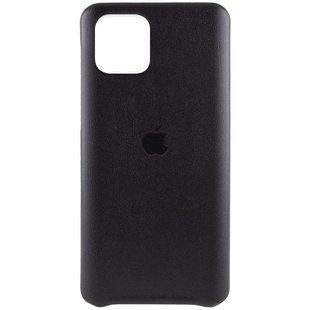 Кожаный чехол AHIMSA PU Leather Case Logo (A) для Apple iPhone 12 Pro Max (6.7") (Черный)