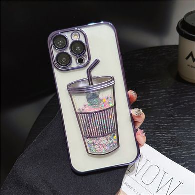 Чехол для iPhone 13 Pro Shining Fruit Cocktail Case + стекло на камеру Purple