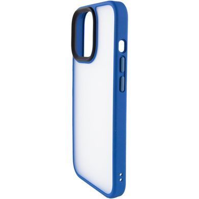 TPU+PC чехол Metal Buttons для Apple iPhone 13 Pro Max (6.7"") Голубой
