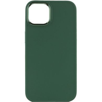 TPU чехол Bonbon Metal Style для Apple iPhone 14 Pro Max (6.7") Зеленый / Pine green