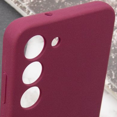 Чохол Silicone Cover Lakshmi Full Camera (AAA) для Samsung Galaxy A34 5G Бордовий / Marsala