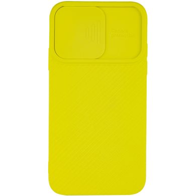 Чехол Camshield Square TPU со шторкой для камеры для Apple iPhone XR (6.1"") Желтый