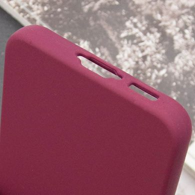 Чохол Silicone Cover Lakshmi Full Camera (AAA) для Samsung Galaxy A34 5G Бордовий / Marsala