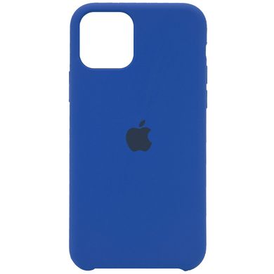 Чехол silicone case for iPhone 11 Pro (5.8") (Синий / Royal blue)