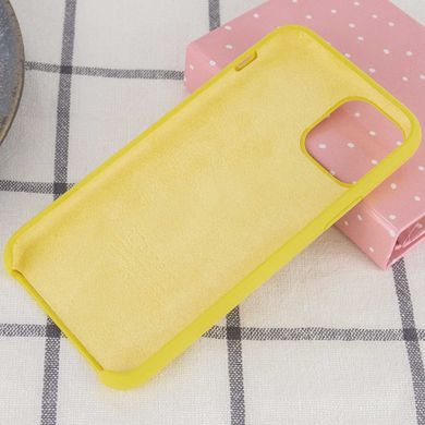 Чехол silicone case for iPhone 11 Pro Max (6.5") (Желтый / Yellow)