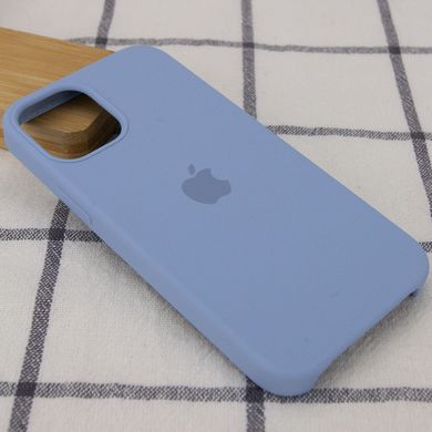 Чехол silicone case for iPhone 12 Pro / 12 (6.1") (Голубой / Lilac Blue)