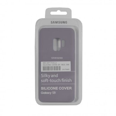Накладка Silicone Cover for Samsung S9 Lavender