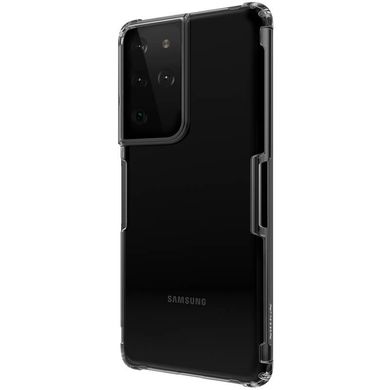 TPU чехол Nillkin Nature Series для Samsung Galaxy S21 Ultra (Серый (прозрачный))