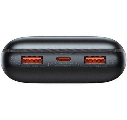 Power Bank 20000 mAh 22.5W Baseus Bipow Pro Digital Display Fast Charge Black (With Simple Series Charging Cable USB to Type-C 3A 0.3m) Black