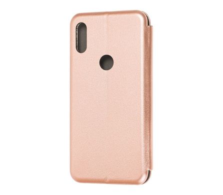 Чохол книжка Premium для Xiaomi Mi Play рожево-золотистий