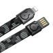 Кабель BASEUS Lightning Gold Collar lanyard |2.4A, 0.35m| Black, Black