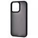 Чехол Matte Colorful Case для iPhone 13 Pro Max Black