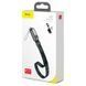 Кабель BASEUS Lightning Gold Collar lanyard |2.4A, 0.35m| Black, Black
