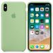 Чохол silicone case for iPhone X / XS Mint / М'ятний