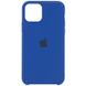 Чехол silicone case for iPhone 11 Pro (5.8") (Синий / Royal blue)