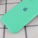 Чехол для Apple iPhone 11 Pro Silicone Full camera / закрытый низ + защита камеры (Зеленый / Spearmint)