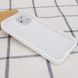 TPU+Glass чохол GLOSSY Logo Full camera для Apple iPhone 12 mini (5.4") (Білий)