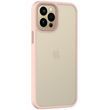 TPU+PC чохол Metal Buttons для Apple iPhone 13 Pro Max (6.7"") Рожевий