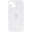 Чохол для Apple iPhone 14 Plus Silicone Full camera закритий низ + захист камери / Білий / White