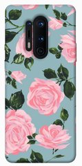 Чехол для OnePlus 8 Pro PandaPrint Розовый принт цветы