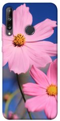 Чехол для Huawei P40 Lite E / Y7p (2020) PandaPrint Розовая ромашка цветы