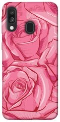 Чехол для Samsung Galaxy A40 (A405F) PandaPrint Розы карандашом цветы