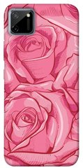 Чехол для Realme C11 PandaPrint Розы карандашом цветы