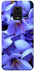 Чехол для Xiaomi Redmi Note 9s / Note 9 Pro / Note 9 Pro Max Фиолетовый сад цветы