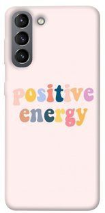 Чохол для Samsung Galaxy S21 PandaPrint Positive energy написи