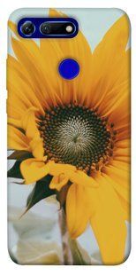 Чехол для Huawei Honor View 20 / V20 PandaPrint Подсолнух цветы