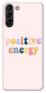 Чехол для Samsung Galaxy S21+ PandaPrint Positive energy надписи