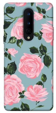 Чохол для OnePlus 8 PandaPrint Рожевий принт квіти
