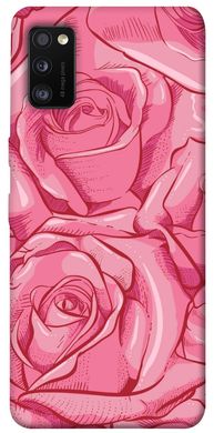 Чохол для Samsung Galaxy A41 PandaPrint Троянди олівцем квіти