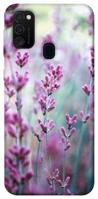Чехол для Samsung Galaxy M30s / M21 PandaPrint Лаванда 2 цветы