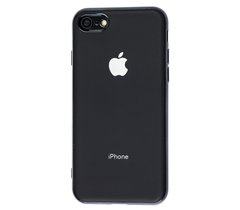 Чохол для iPhone 7/8 Silicone case матовий (TPU) чорний