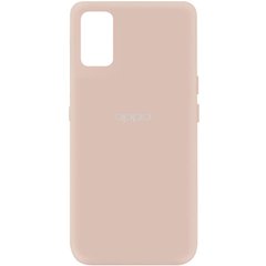 Чехол для Oppo A52 / A72 / A92 Silicone Full с закрытым низом и микрофиброй Розовый / Pink Sand