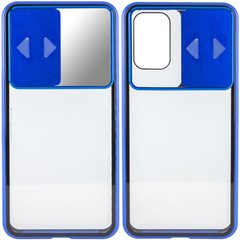 Чехол Camshield 360 Metall+Glass со шторкой для камеры для Samsung Galaxy S20 Plus (Синий)