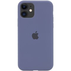 Чехол для iPhone 11 Silicone Full midnight blue / синий / закрытый низ