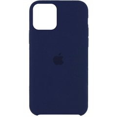 Чехол silicone case for iPhone 11 Pro Max (6.5") (Синий / Deep navy)