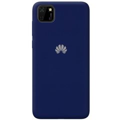 Чехол Silicone Cover Full Protective (AA) для Huawei Y5p (Темно-синий / Midnight blue)
